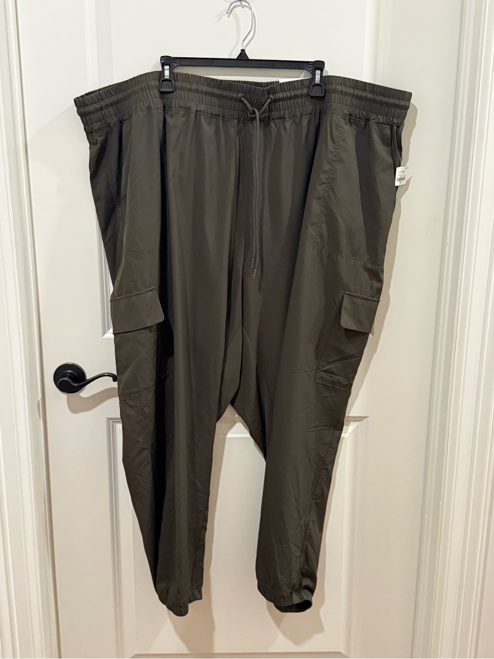 Old Navy Mid Rise Stretchtech Ankle Cargo Pant Lightweight Elastic Waist 4X
